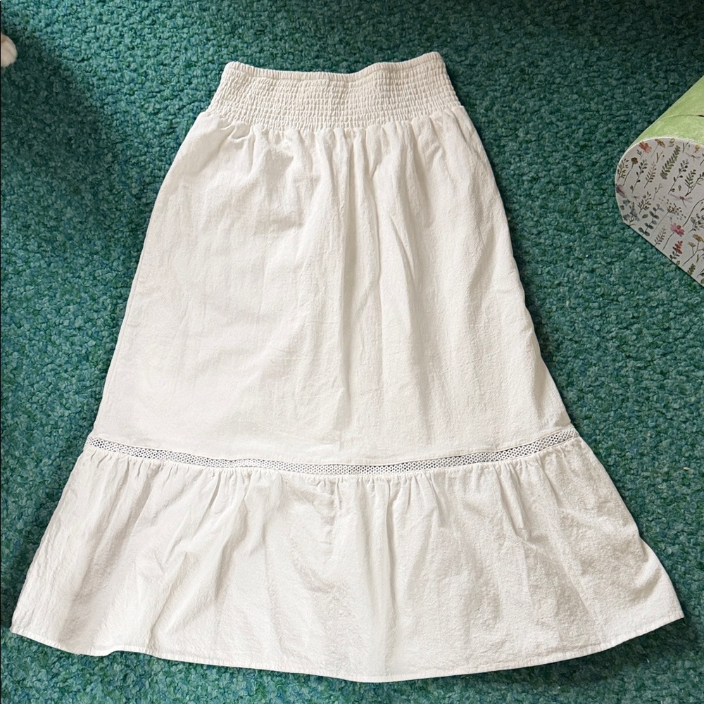 Maxi lined skirt